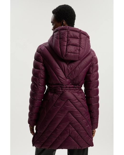 Karen Millen Purple Lightweight Packable Coat