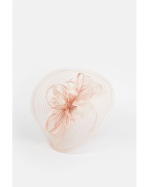 Karen Millen White Feather Detail Fascinator