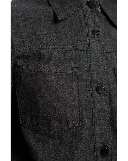 Karen Millen Black Denim Shirt