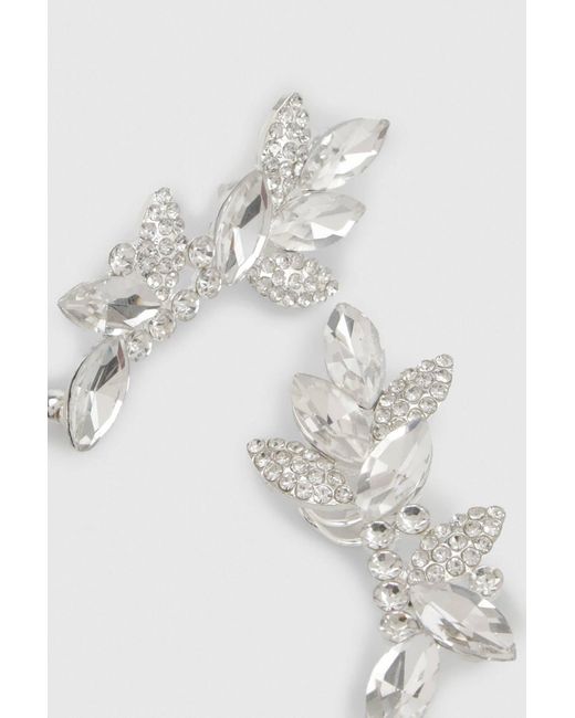 Karen Millen Brown Diamante Earcuff