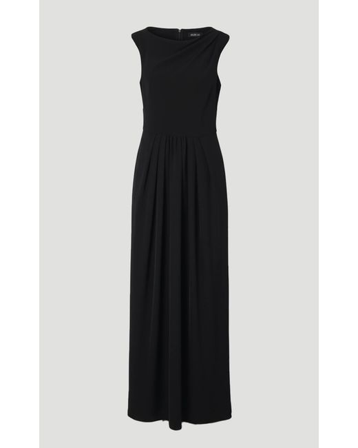 Karen Millen Black Tailored Drape Maxi Dress