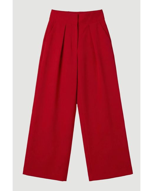 Karen Millen Soft Tailored Wide Leg Trouser
