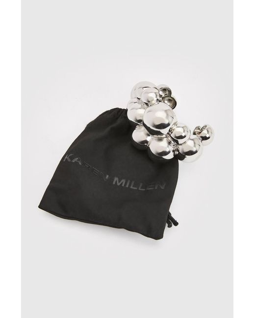 Karen Millen Metallic Statement Sphere Cuff Bracelet
