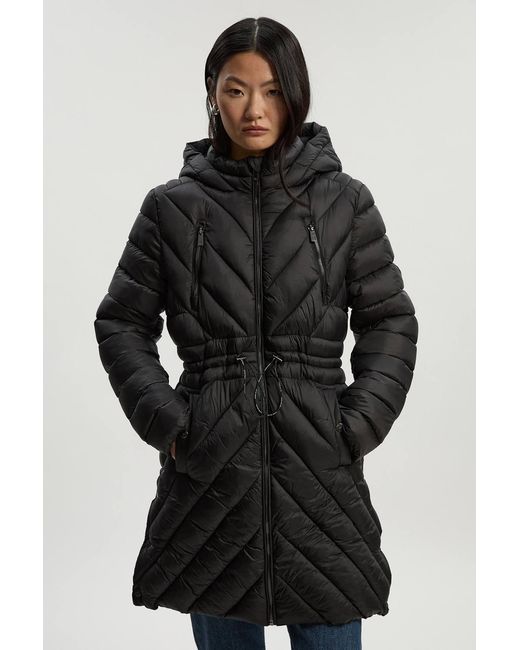 Karen Millen Black Petite Lightweight Packable Coat