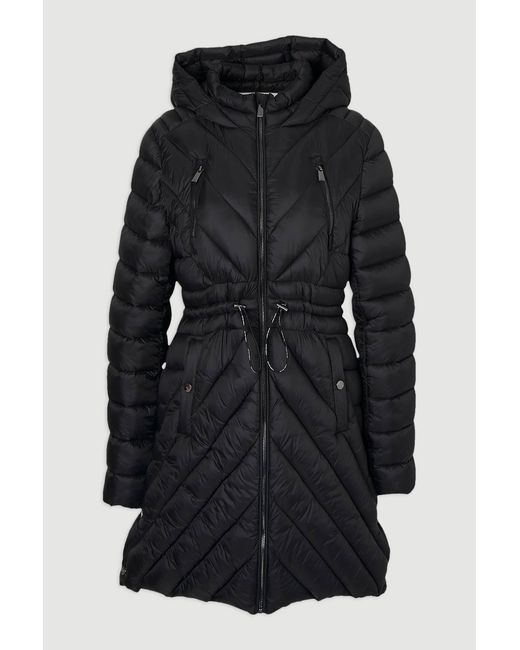 Karen Millen Black Lightweight Packable Coat