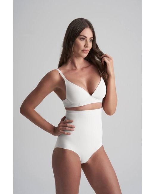 Karen Millen White Sculpting High Waist Brief