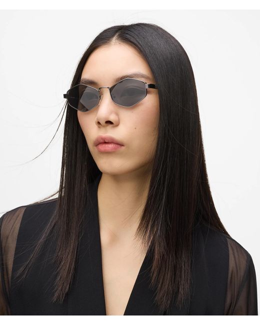 Karl Lagerfeld Multicolor Monogram Geometric Sunglasses