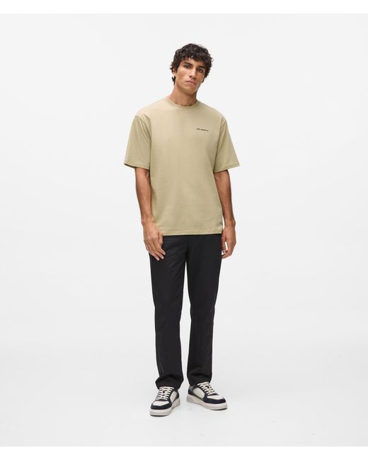 Karl Lagerfeld Natural Rue St-Guillaume Relaxed T-Shirt for men