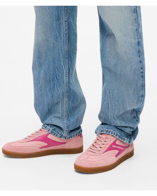 KL Jeans Pink Kandidate Lace Mix Sneakers for men