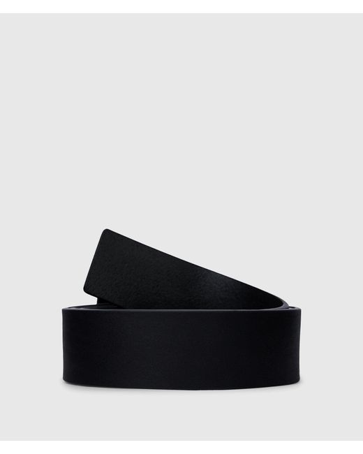 KL Jeans Black Vintage Leather Belt for men