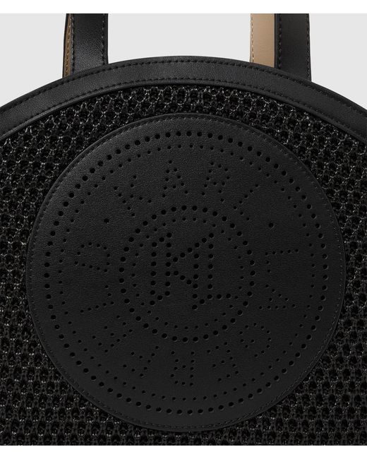 Karl Lagerfeld Black K/Circle Small Mesh Tote Bag