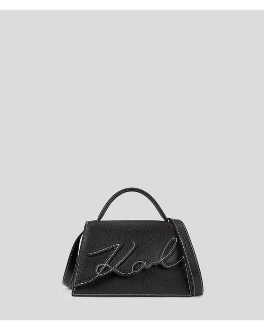 Karl Lagerfeld Black Karl X Amber Valletta Crossbody Bag