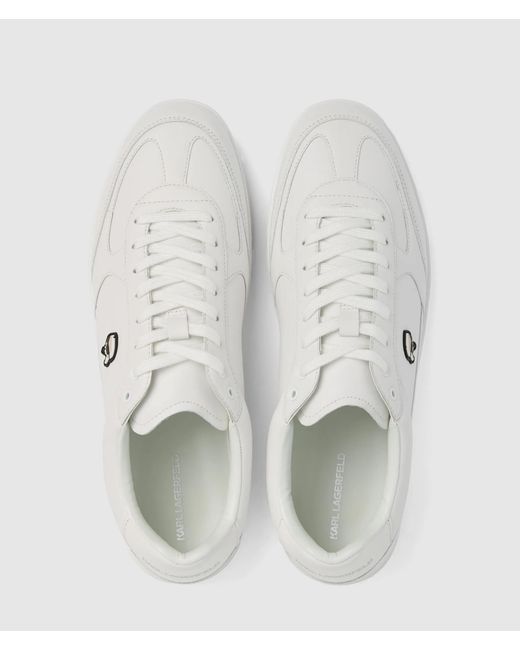 Karl Lagerfeld White Ikon Nft Patch Sneakers for men