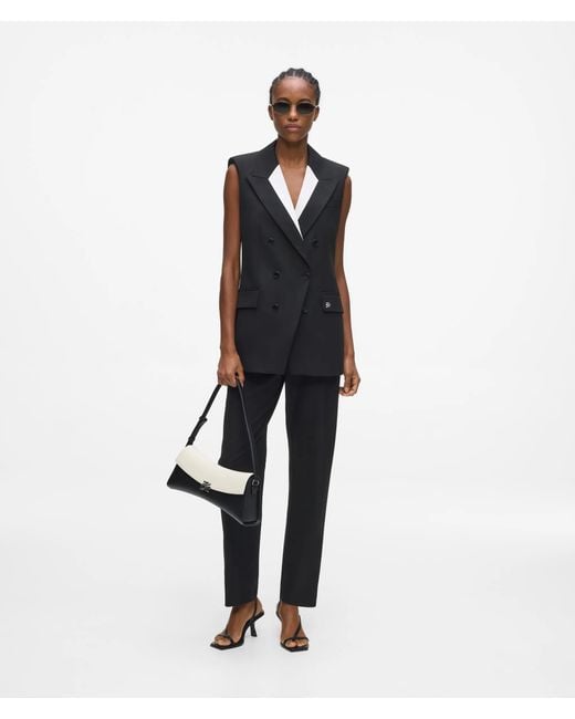 Karl Lagerfeld Blue Tailored Slim Pants