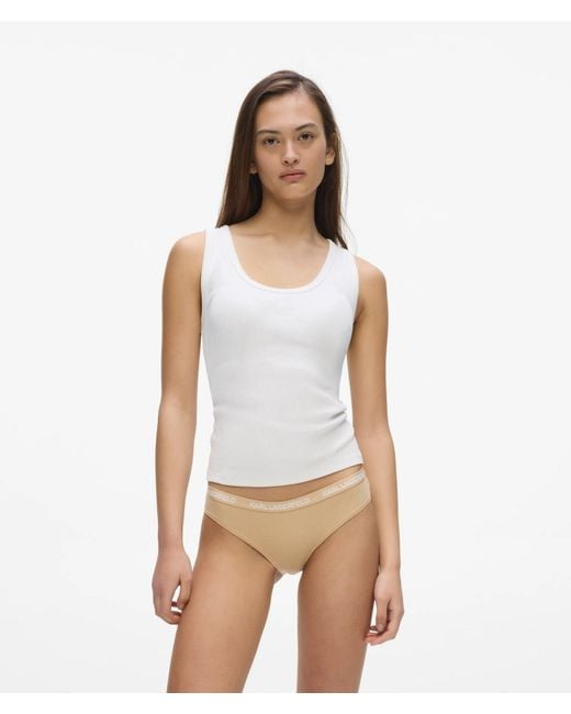 Karl Lagerfeld Natural Logo Brief – 3-Pack