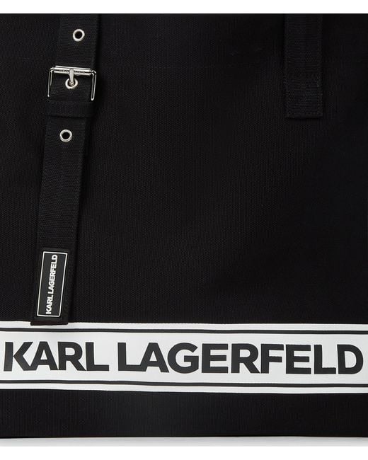 Sac De Plage Avec Logo, Homme, Taille Karl Lagerfeld pour homme en coloris Black