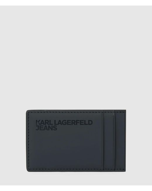 KL Jeans Gray Coated Cardholder for men