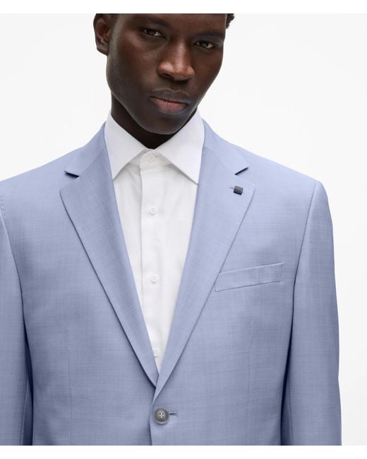 Karl Lagerfeld Blue Slim-Fit Blazer for men
