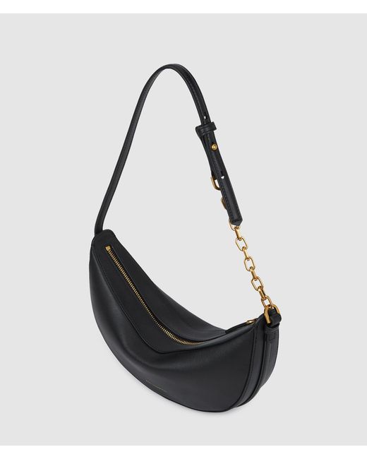 Karl Lagerfeld Black K/Autograph Small Moon Bag