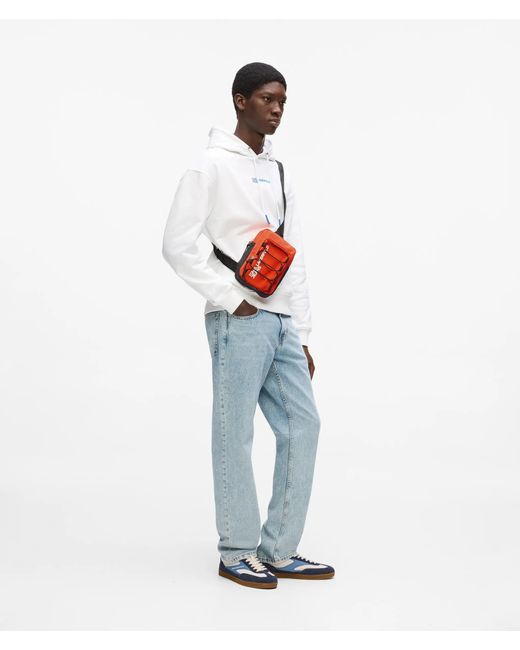 KL Jeans Umhängetasche Im Utility-Stil Mit Kordelzug, Herren, Größe in Red für Herren