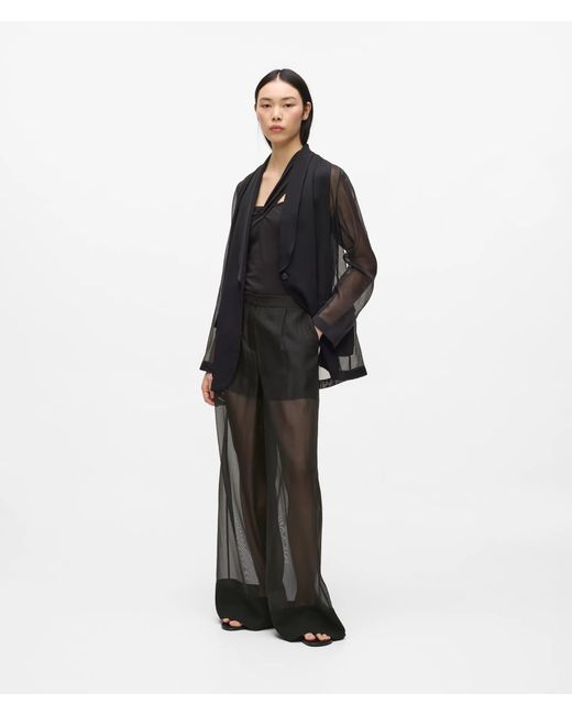 Karl Lagerfeld White Organza Pants
