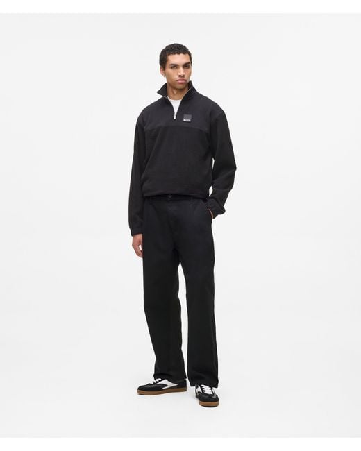 KL Jeans Black Relaxed Chino Pants for men