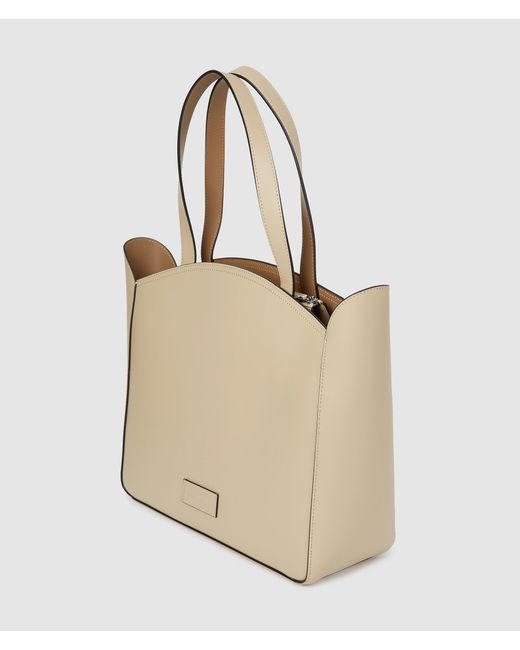 Karl Lagerfeld Natural K/Circle Medium Tote Bag
