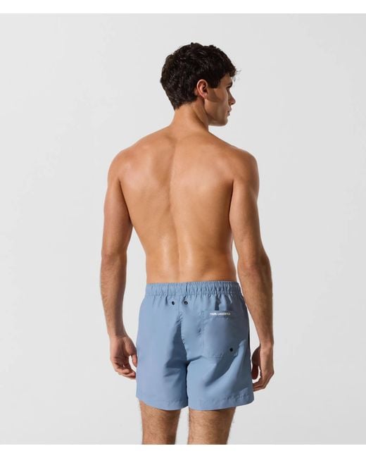 Karl Lagerfeld Blue Kameo Boardshorts for men