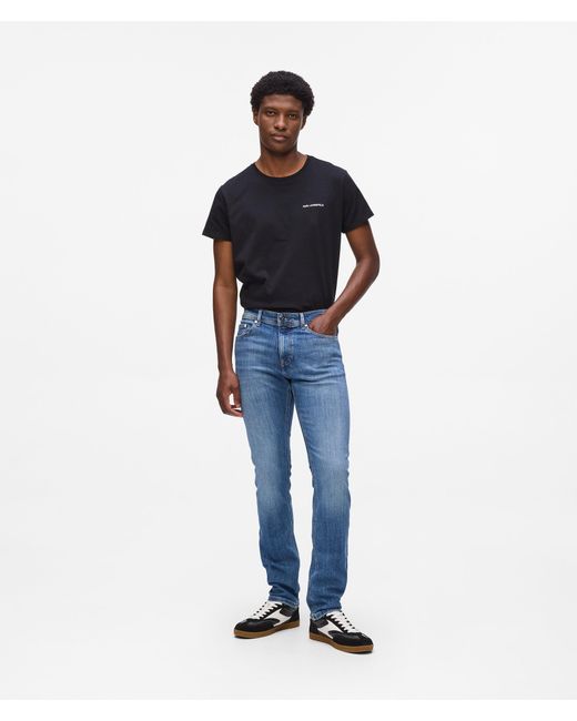 Karl Lagerfeld Blue Classic Jeans for men