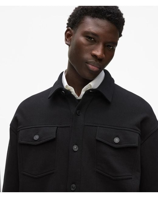 Karl Lagerfeld Black Sweat Overshirt for men