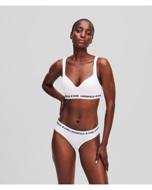 Culottes Avec Logo – Lot De 3, Femme, Taille Karl Lagerfeld en coloris White