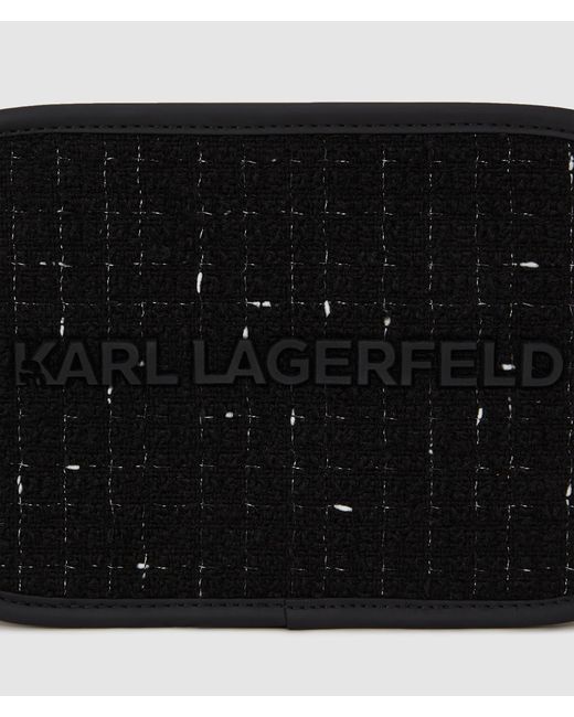 Karl Lagerfeld Boucle-Kameratasche in Black für Herren