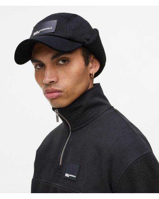 KL Jeans Trappermütze, Herren, Größe in Black für Herren