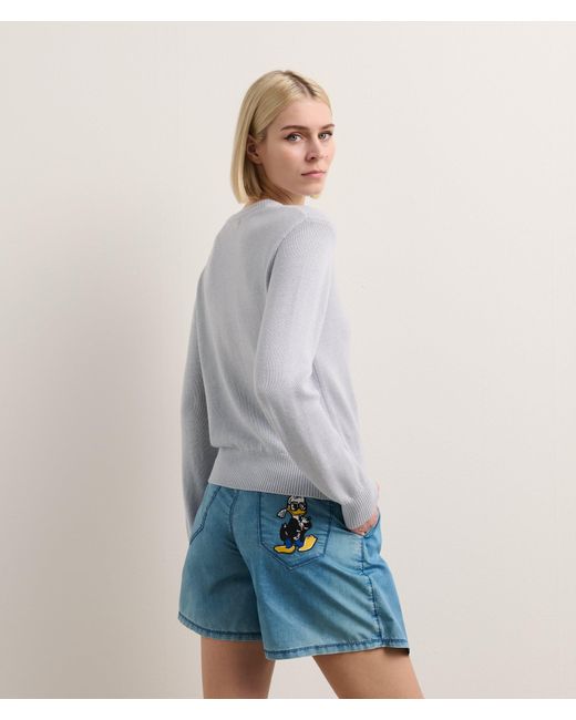 Sweat-shirt En Tricot Disney X Kl Karl Lagerfeld en coloris Blue