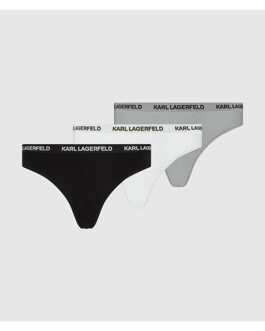 Karl Lagerfeld Multicolor Logo Brief – 3-Pack, Multicoloured