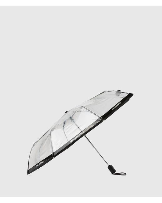 Karl Lagerfeld Natural Logo Small Umbrella