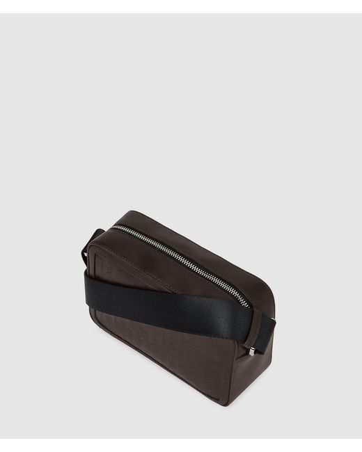 Sac Caméra K/Loom En Cuir, Homme, Taille Karl Lagerfeld pour homme en coloris Black