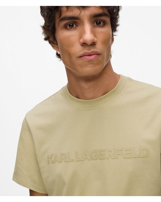 Karl Lagerfeld Natural Logo T-Shirt for men