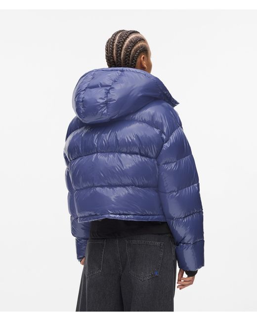 KL Jeans Blue Shiny Boxy Puffer Jacket