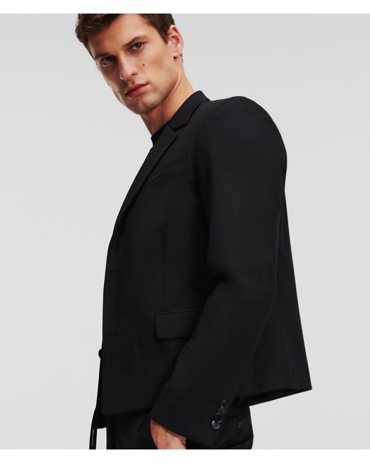 Karl Lagerfeld Black Memphis Jacket for men
