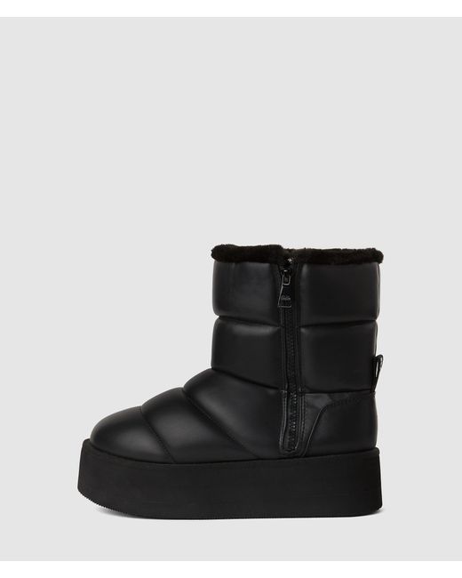 Bottes Rembourrées Mi-Mollet Thermo, Femme, Taille Karl Lagerfeld en coloris Black
