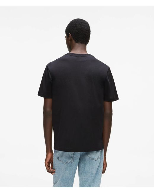 KL Jeans Black Stripe Logo T-Shirt for men