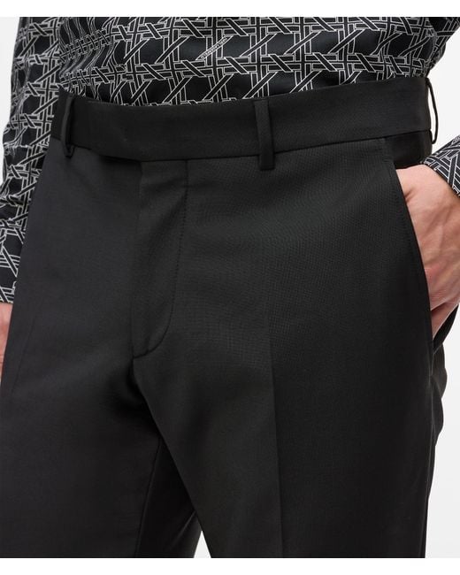 Karl Lagerfeld Blue Slim-Fit Pants for men