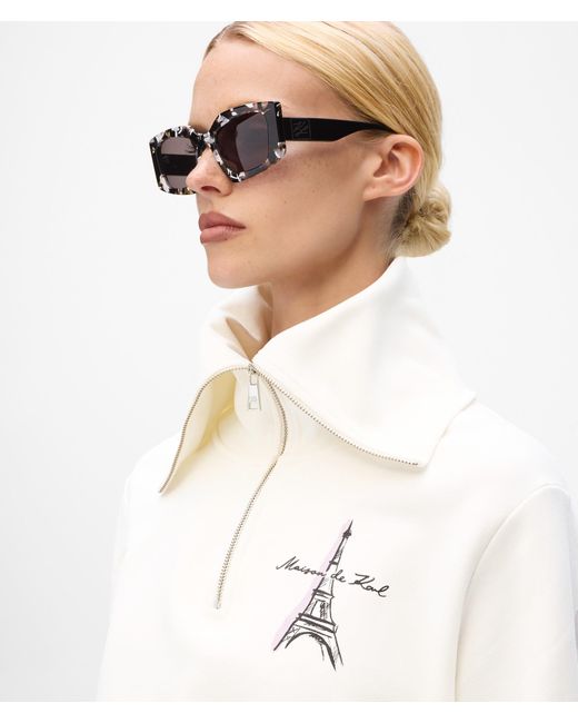 Karl Lagerfeld White , Woman, Beige, Size: L