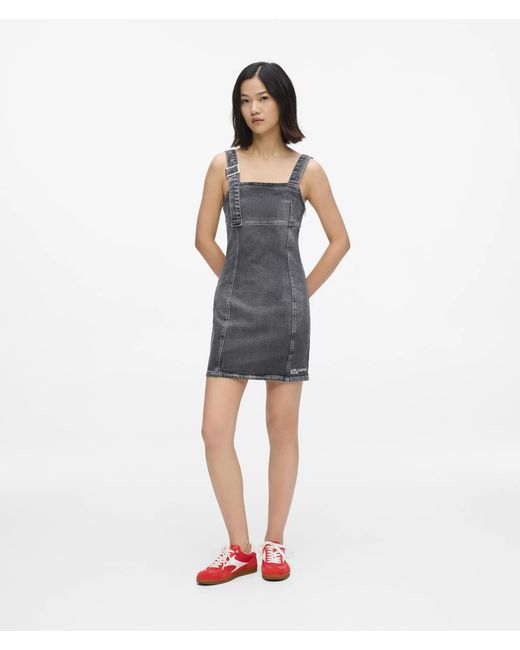 KL Jeans Blue Belted Denim Dress