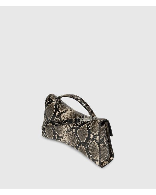 Karl Lagerfeld Multicolor K/Autograph Twist Python Top Handle Bag