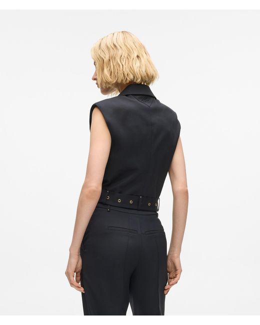 Gilet À Clous Karl Dna, Femme, Taille Karl Lagerfeld en coloris Blue