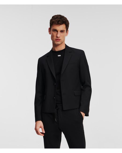 Karl Lagerfeld Black Memphis Jacket for men