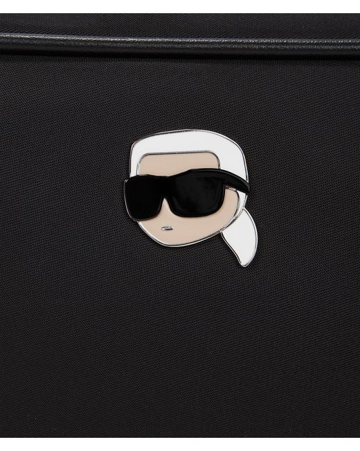 Karl Lagerfeld Black Ikon Nylon Camera Bag