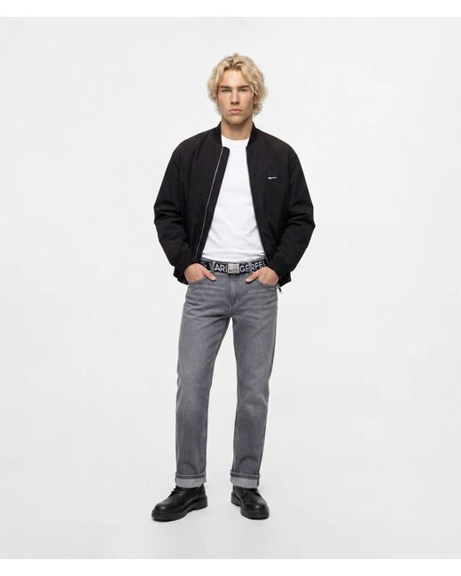 KL Jeans Black Light Straight Jeans for men